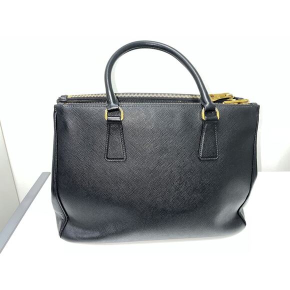 Prada Black Saffiano Leather Galleria Tote Bag - Picture 2 of 7